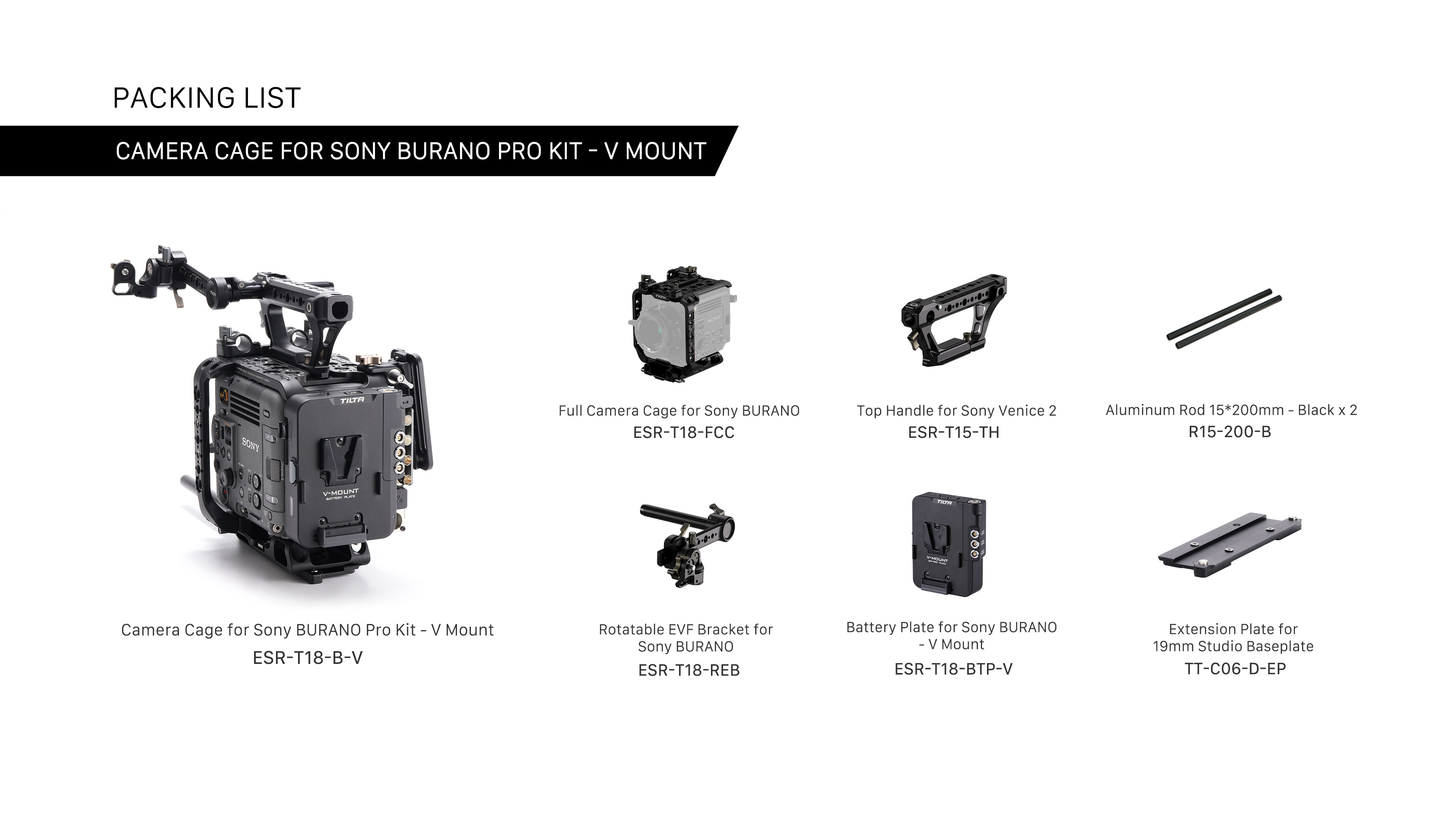 Camera Cage for Sony BURANO Pro Kit