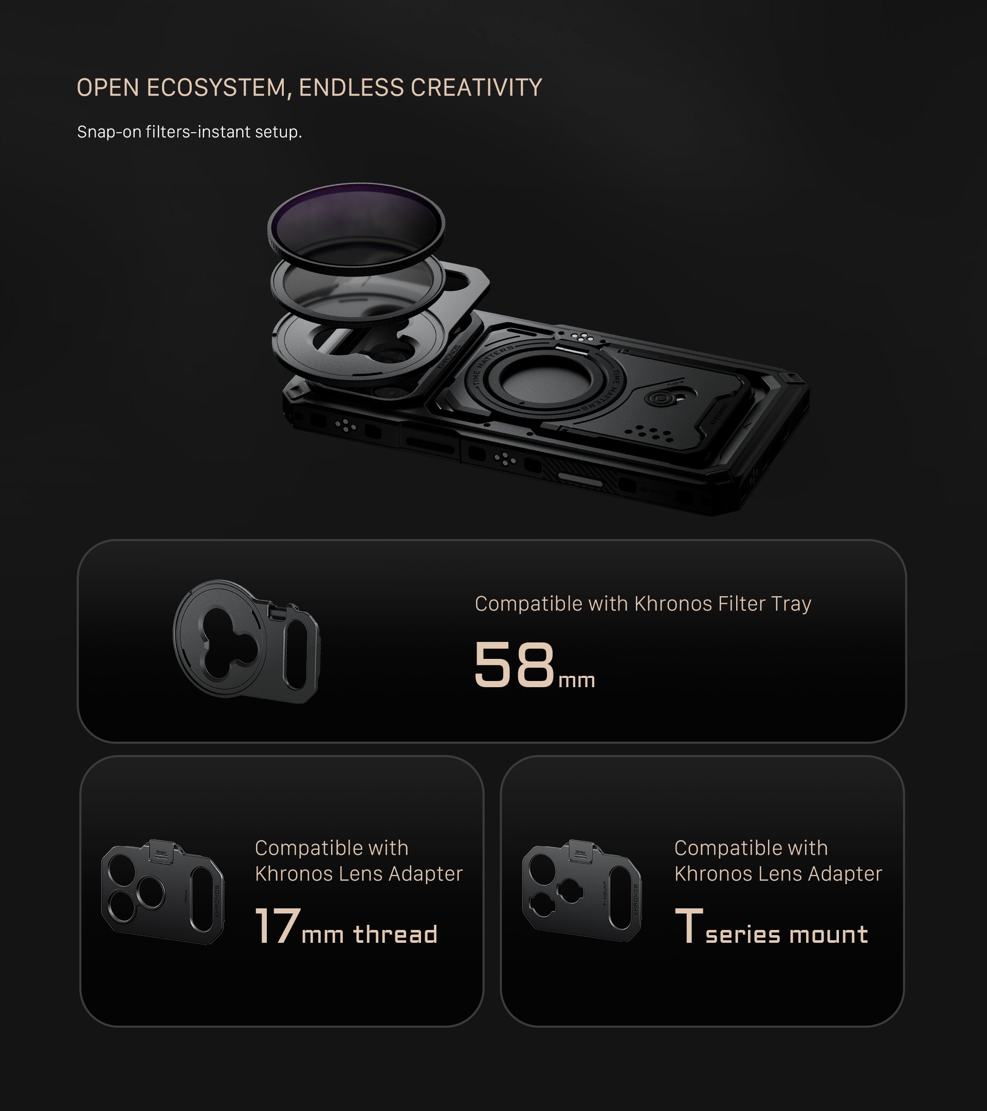 Khronos iPhone 17 Pro/Pro Max Street Snap Kit
