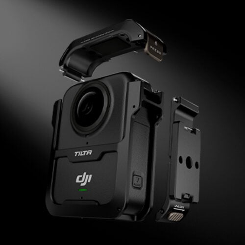 Full Camera Cage for DJI Osmo 360 – Black