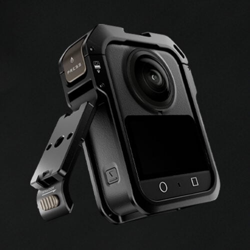 Full Camera Cage for DJI Osmo 360 – Black