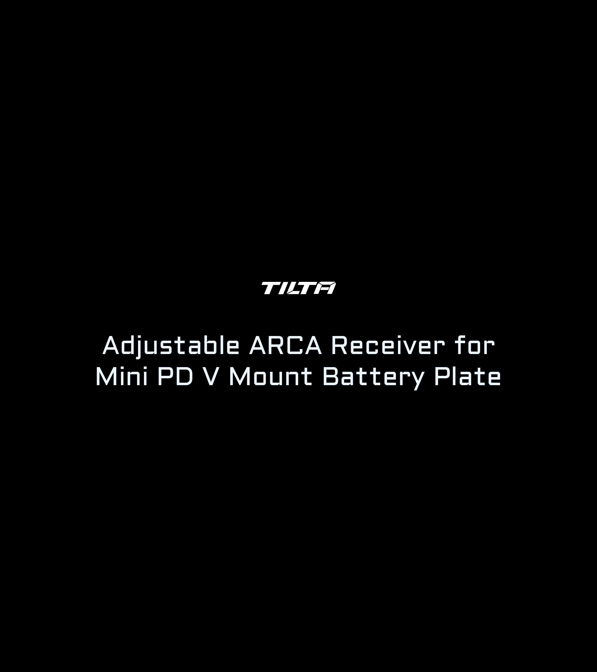 Tilta Mini PD V Mount Battery Plate with Adjustable ARCA Receiver