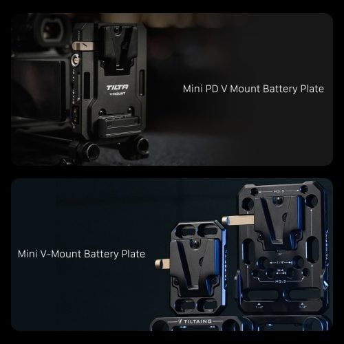 Tilta Mini PD V Mount Battery Plate with Adjustable ARCA Receiver