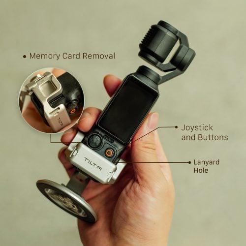 Magnetic Accessory Mounting Kit for DJI Osmo Pocket 3 – Titanium White Magnetic Accessory Mounting Kit for DJI Osmo Pocket 3 – Titanium White
