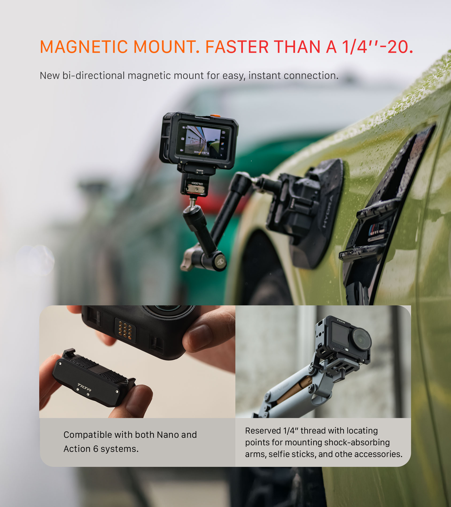 Camera Cage for DJI Osmo Action 6 Base Kit