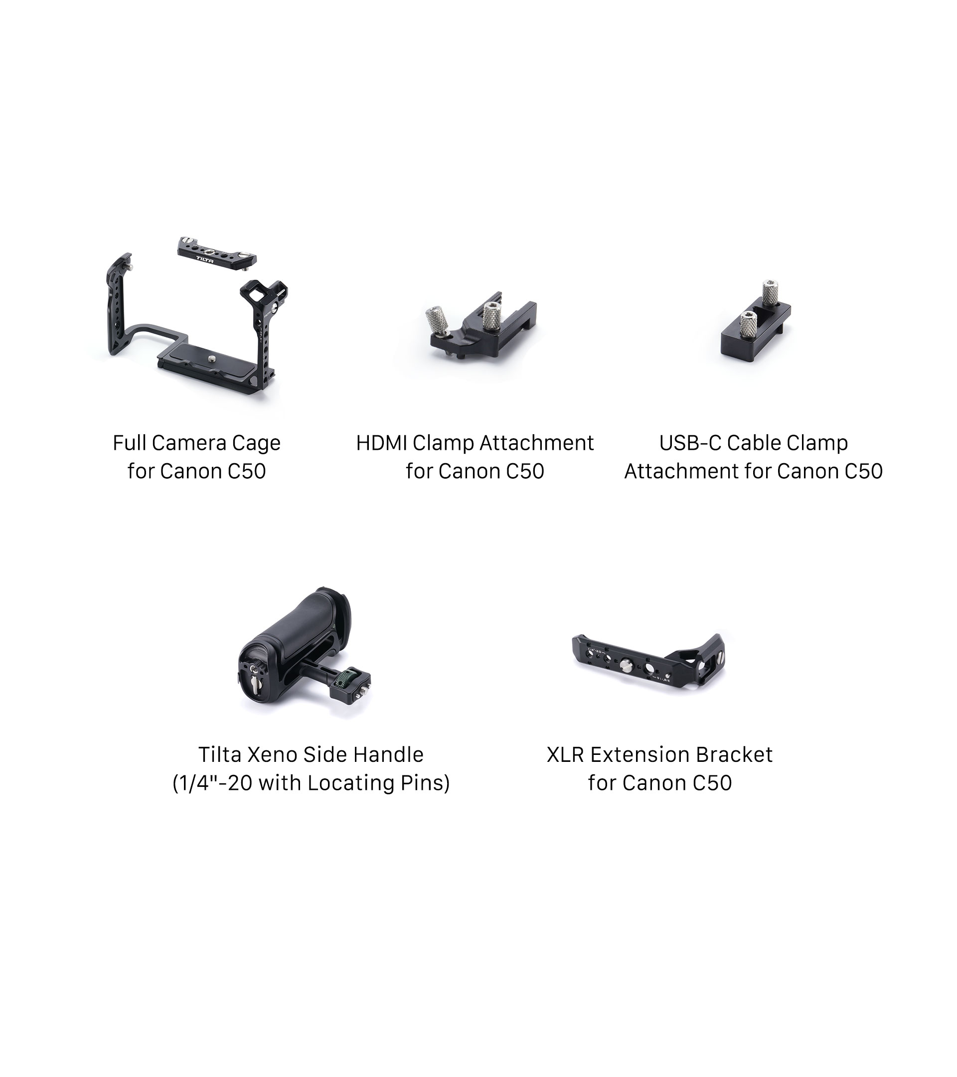 Camera Cage for Canon C50 Base Kit – Black