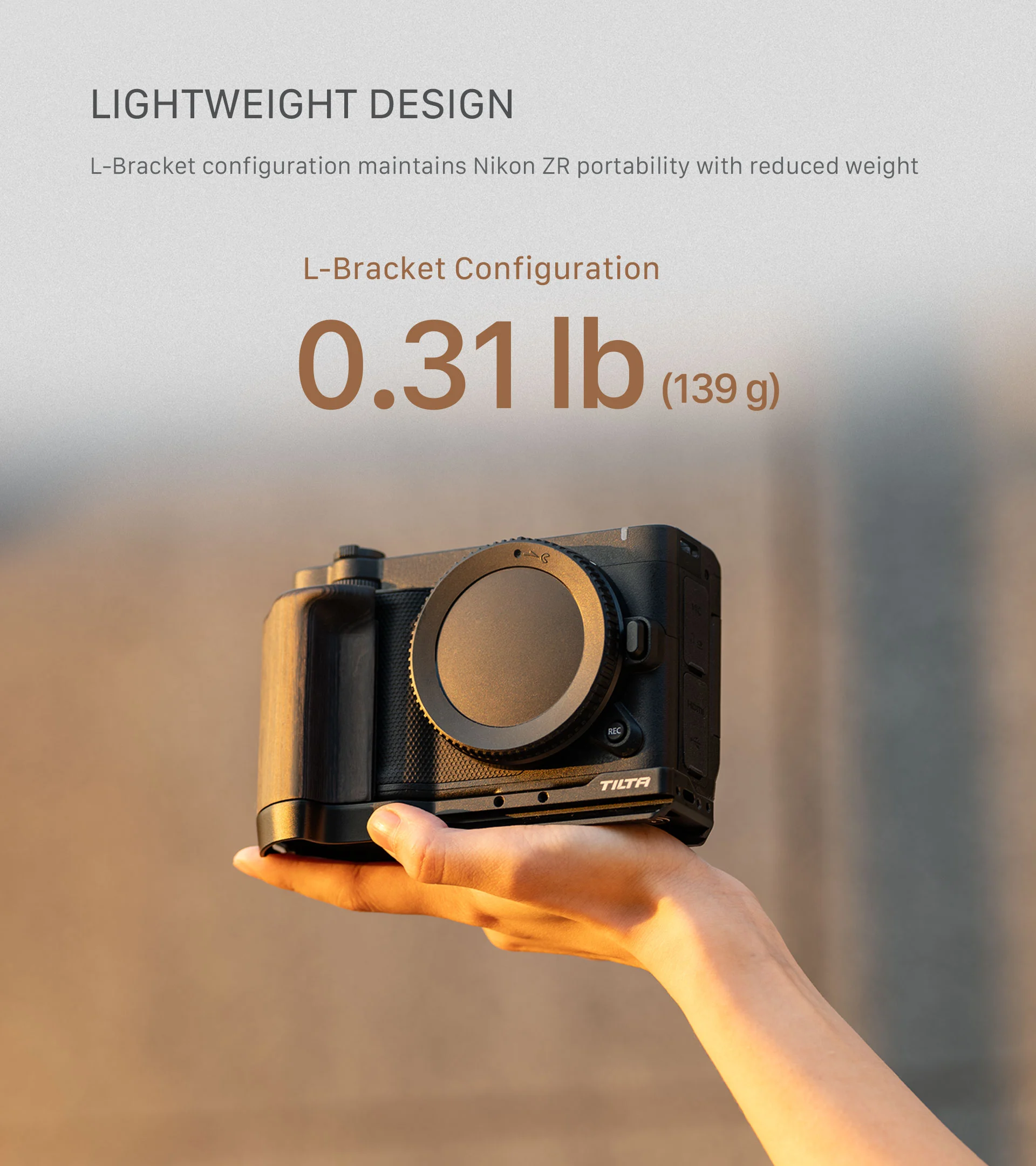 Full Camera Cage for Nikon ZR – Black