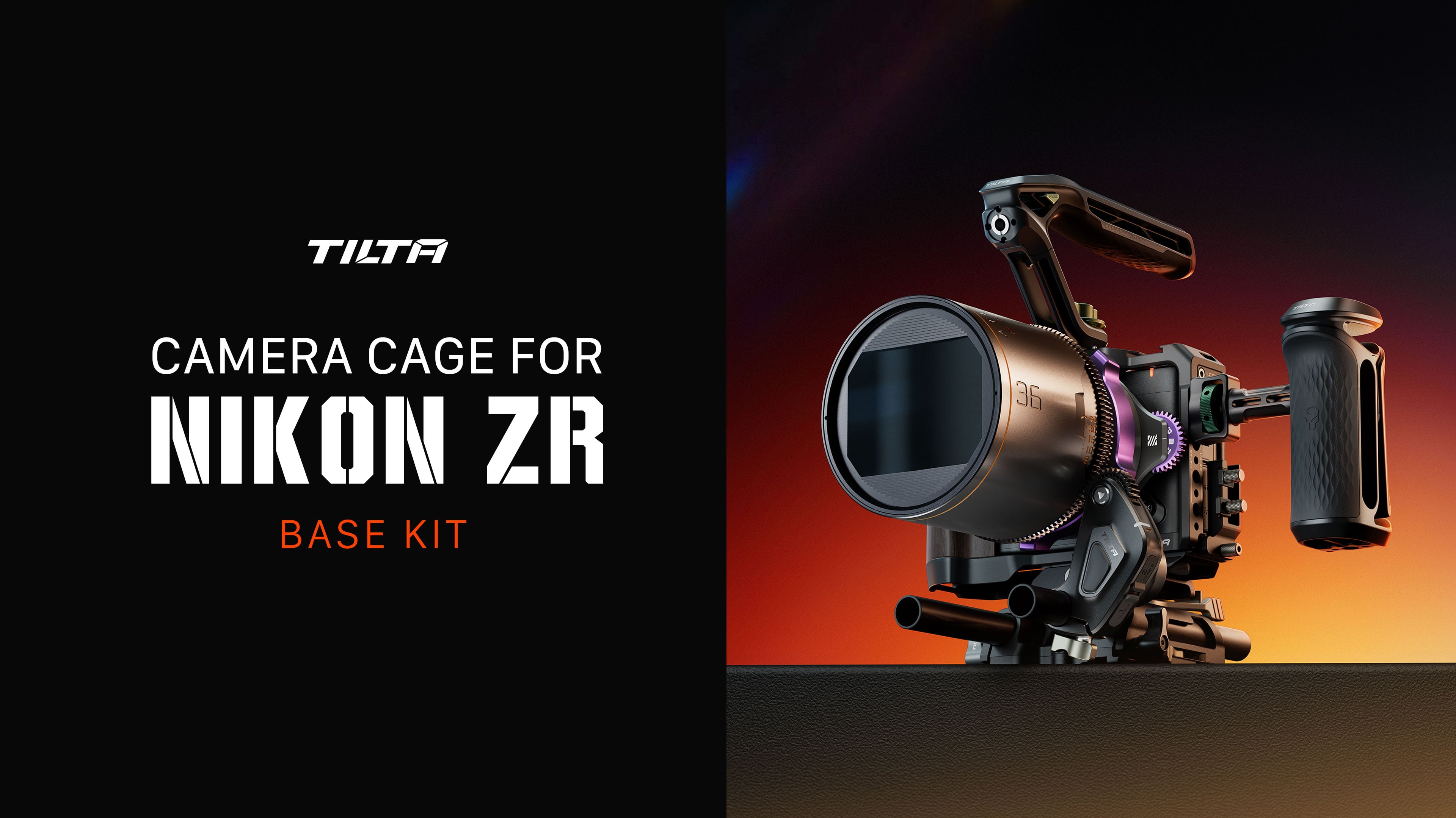 Camera Cage for Nikon ZR Base Kit – Black