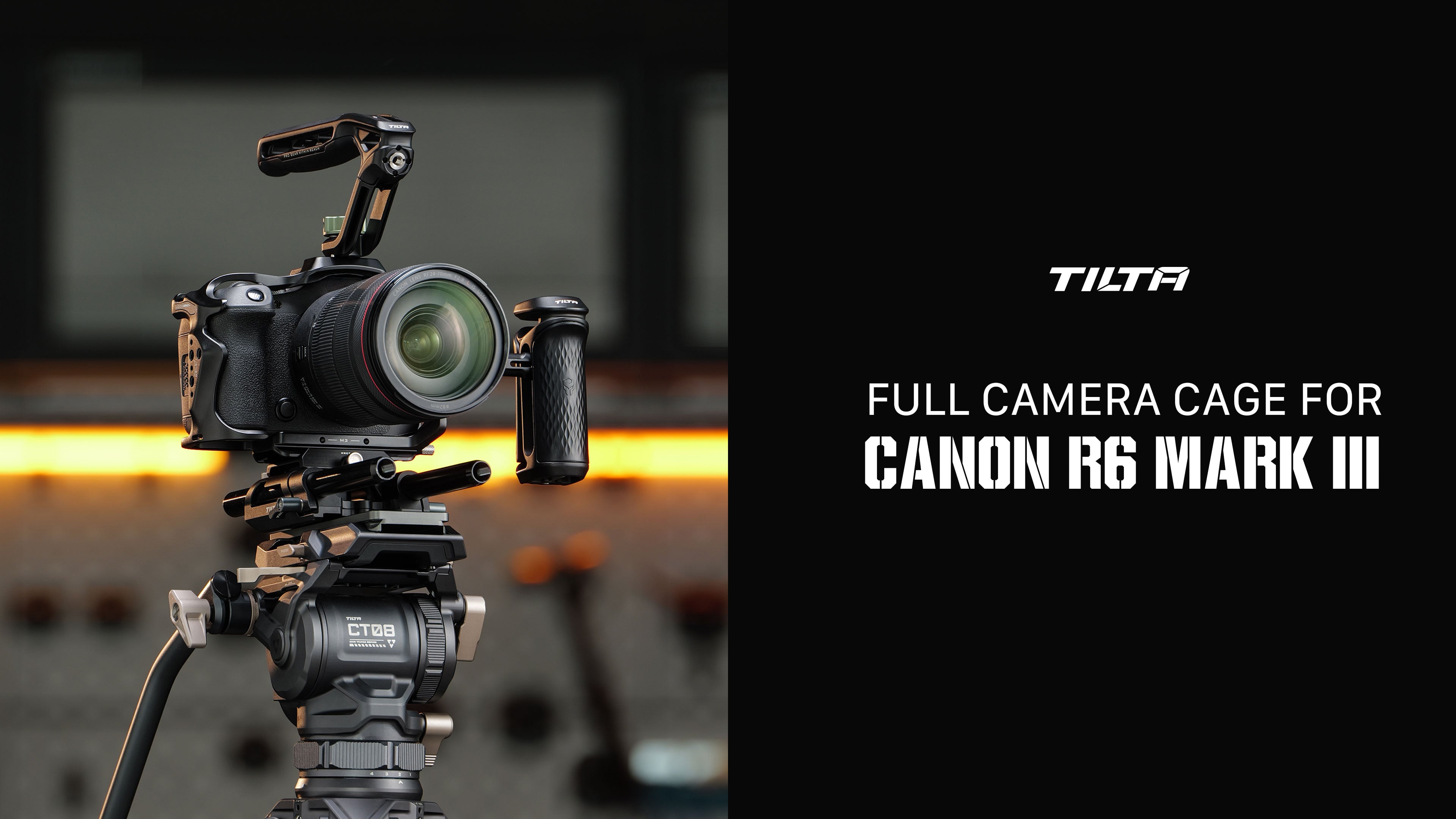 Full Camera Cage for Canon R6 Mark III – Black