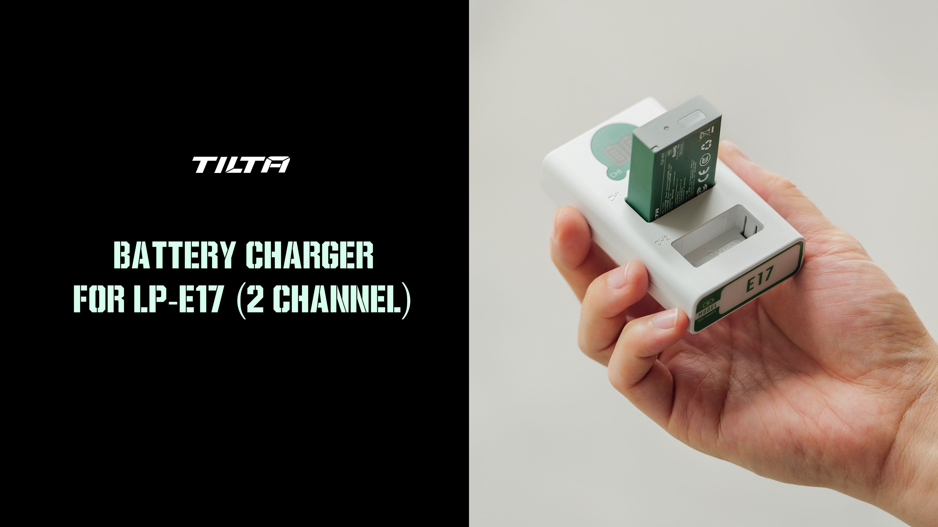 Tilta Battery Charger for LP-E17 (2 Channel)