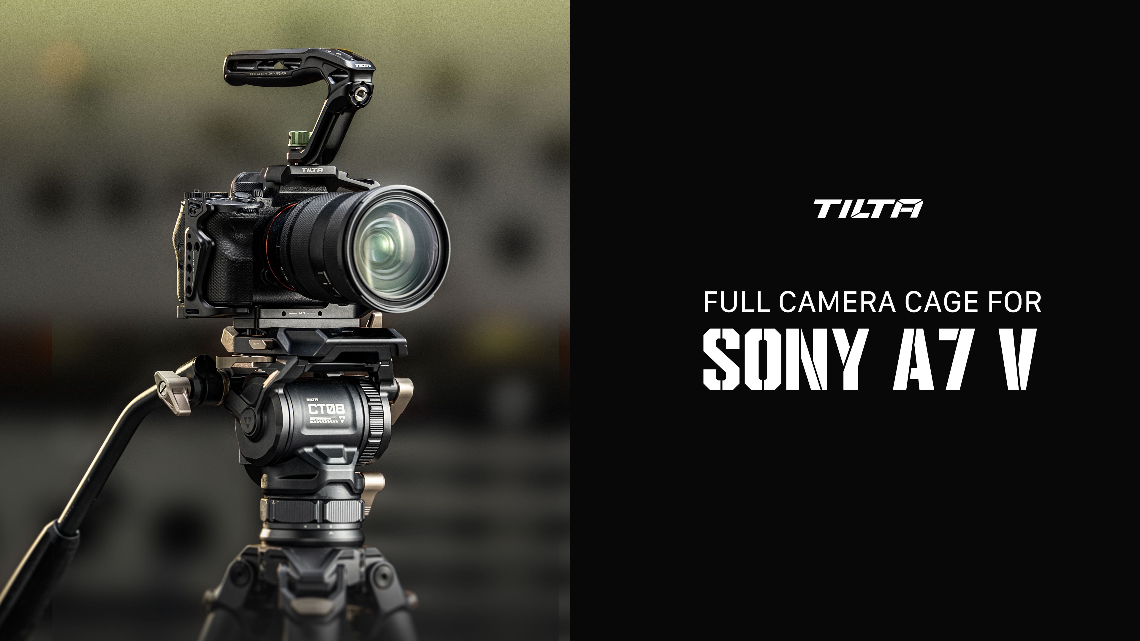 Full Camera Cage for Sony Alpha 7 V – Black