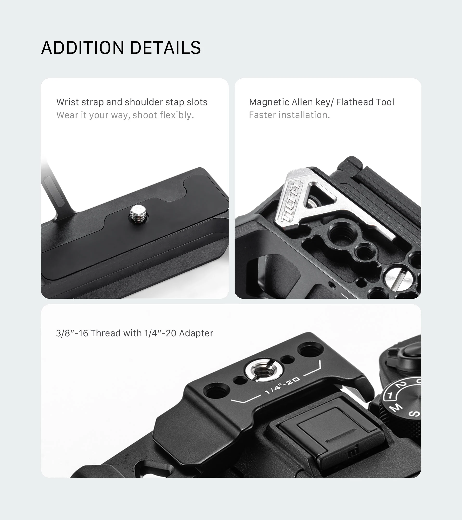 Half Camera Cage for Sony Alpha 7 V