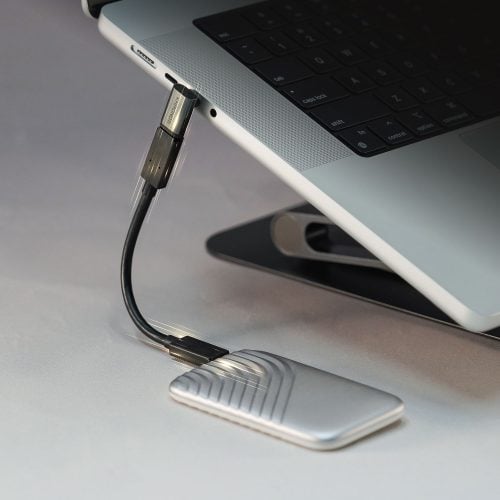 Khronos 90-Degree USB-C Adapter – Space Grey Khronos 90-Degree USB-C Adapter – Space Grey