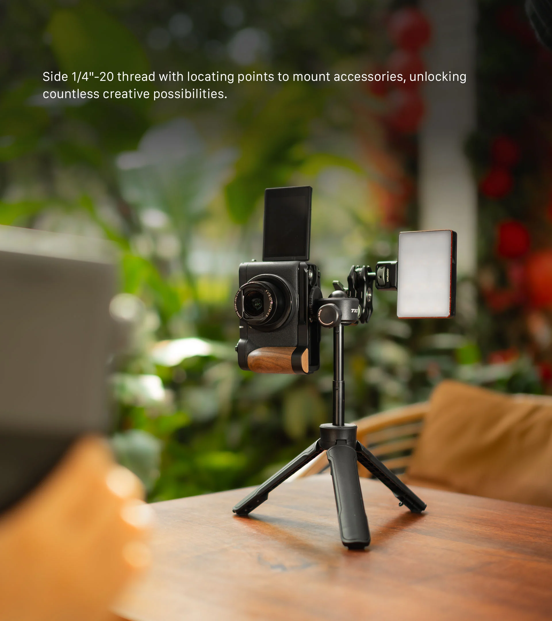 Tilta Quick Release Selfie Stick Tripod – Black