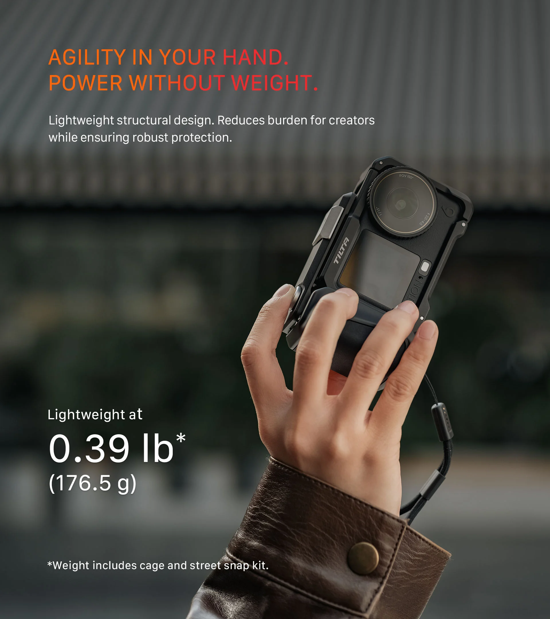 Street Snap Accessories for DJI Osmo Action 6 Camera Cage