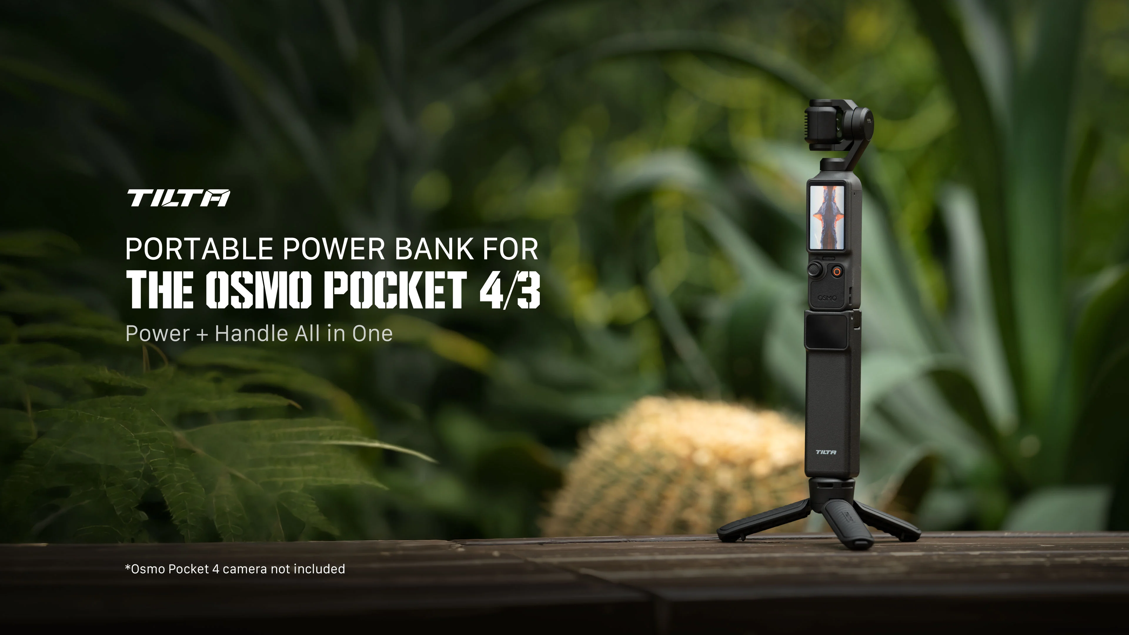 Portable Power Bank for DJI Osmo Pocket 3/4 – Black
