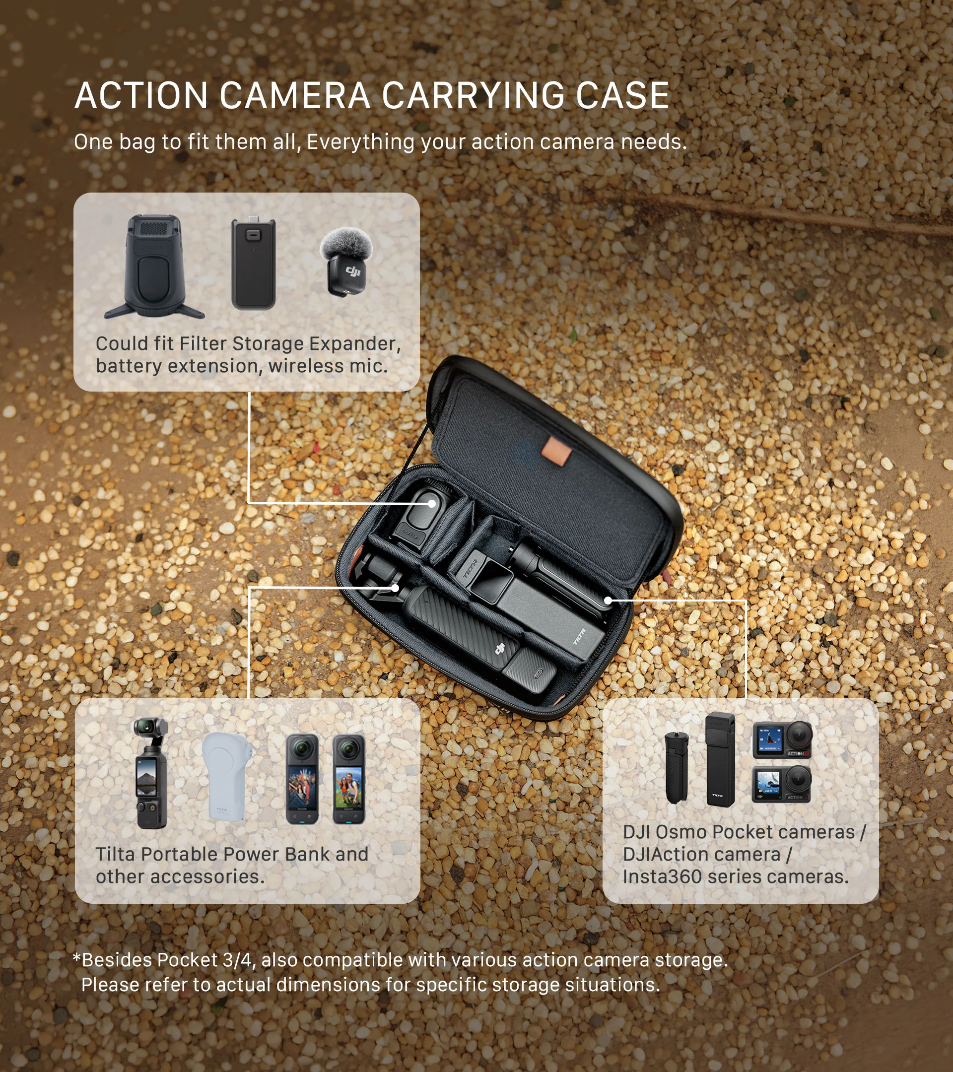 Tilta Expansion Accessories for DJI Osmo Pocket 3/4 Ultimate Kit