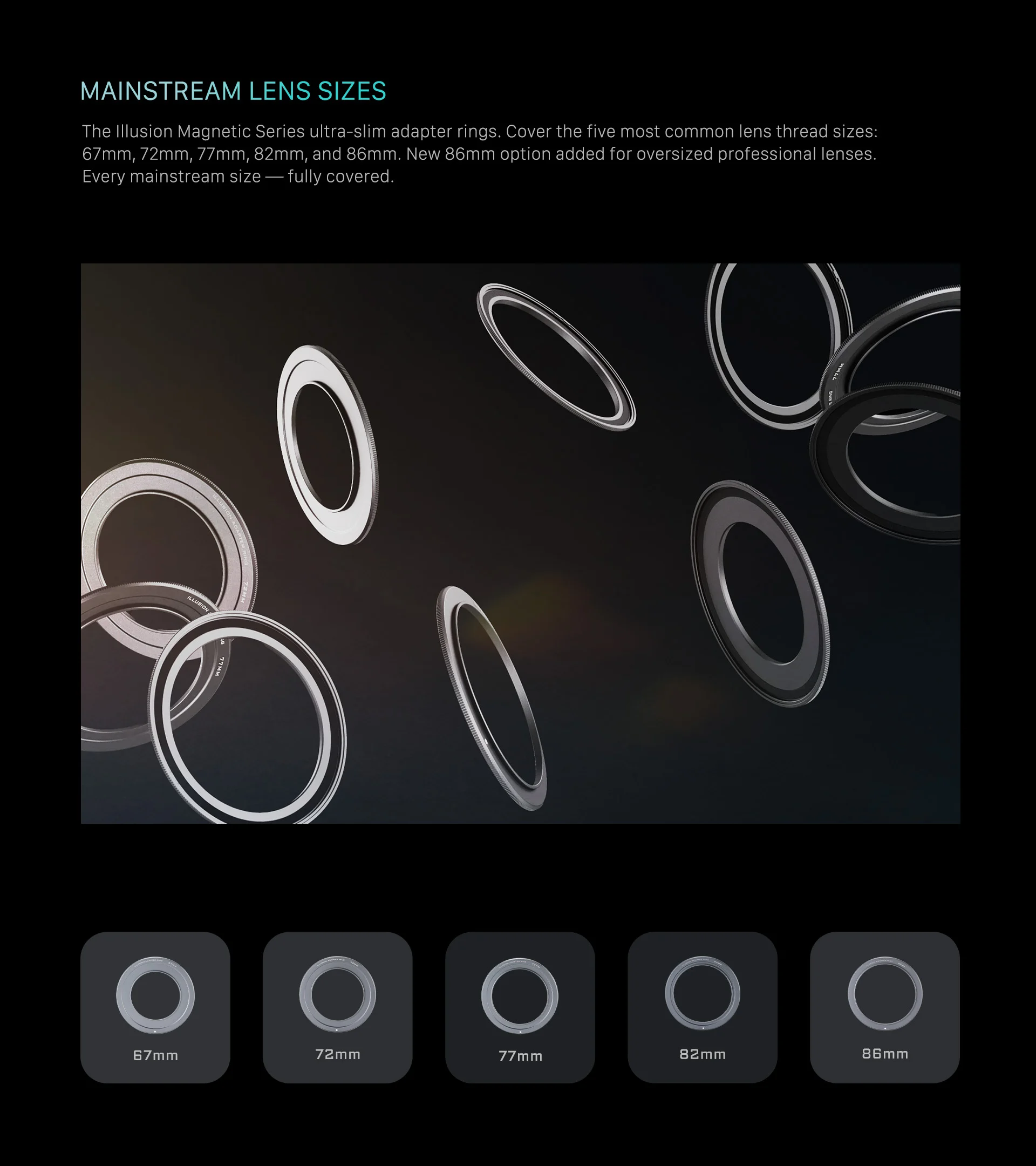 illusion Magnetic Filter Adapter Ring