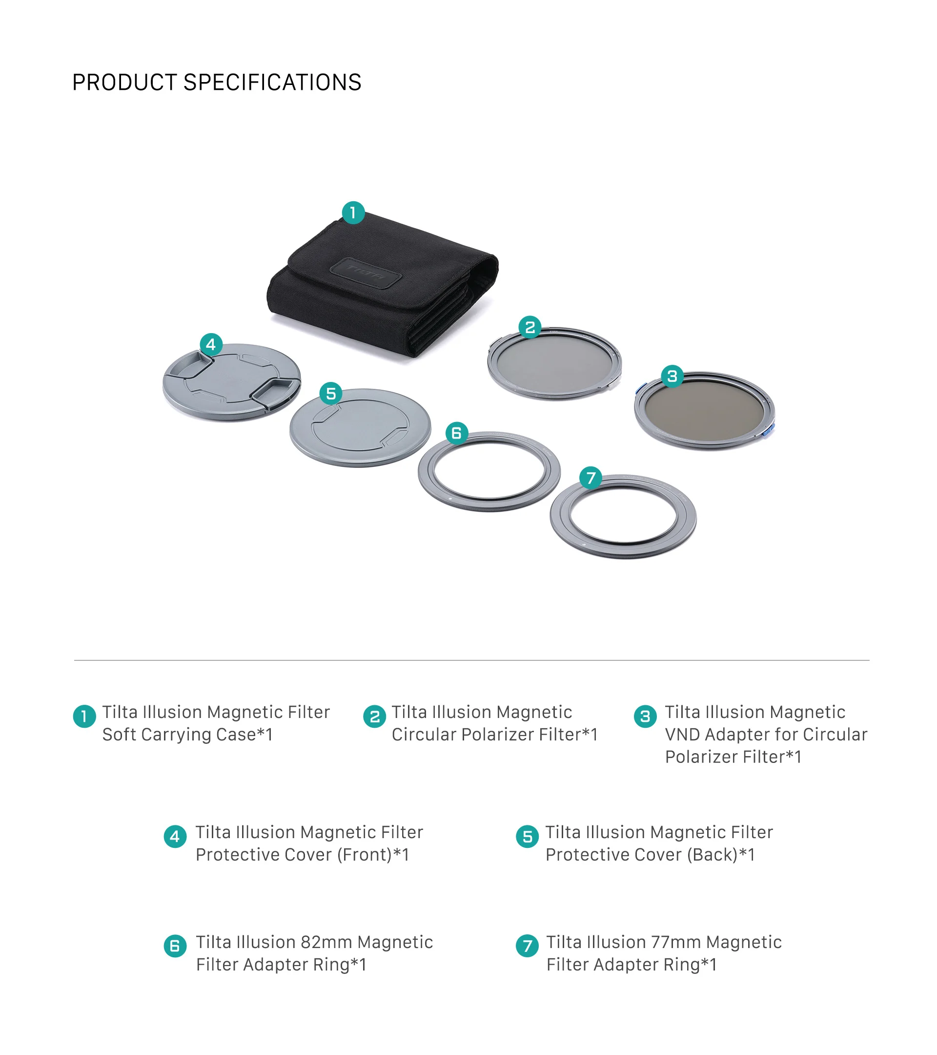 illusion Magnetic Filter Creator Kit (1-5 Stops VND, CPL)