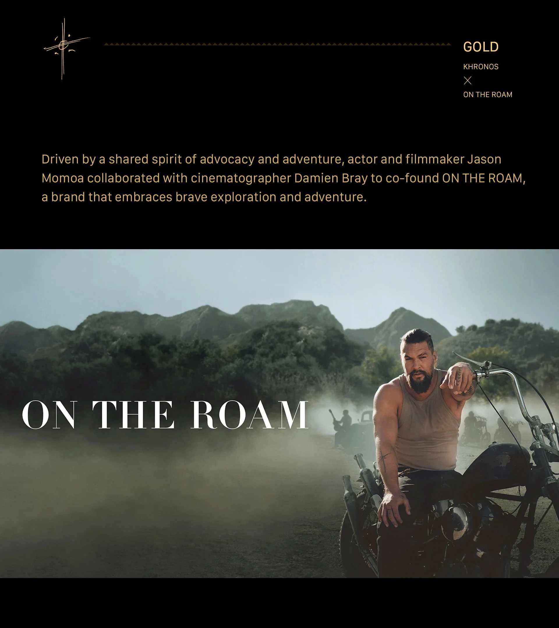 Khronos Lite x On the Roam iPhone 17 Pro Max Creator Kit – Gold