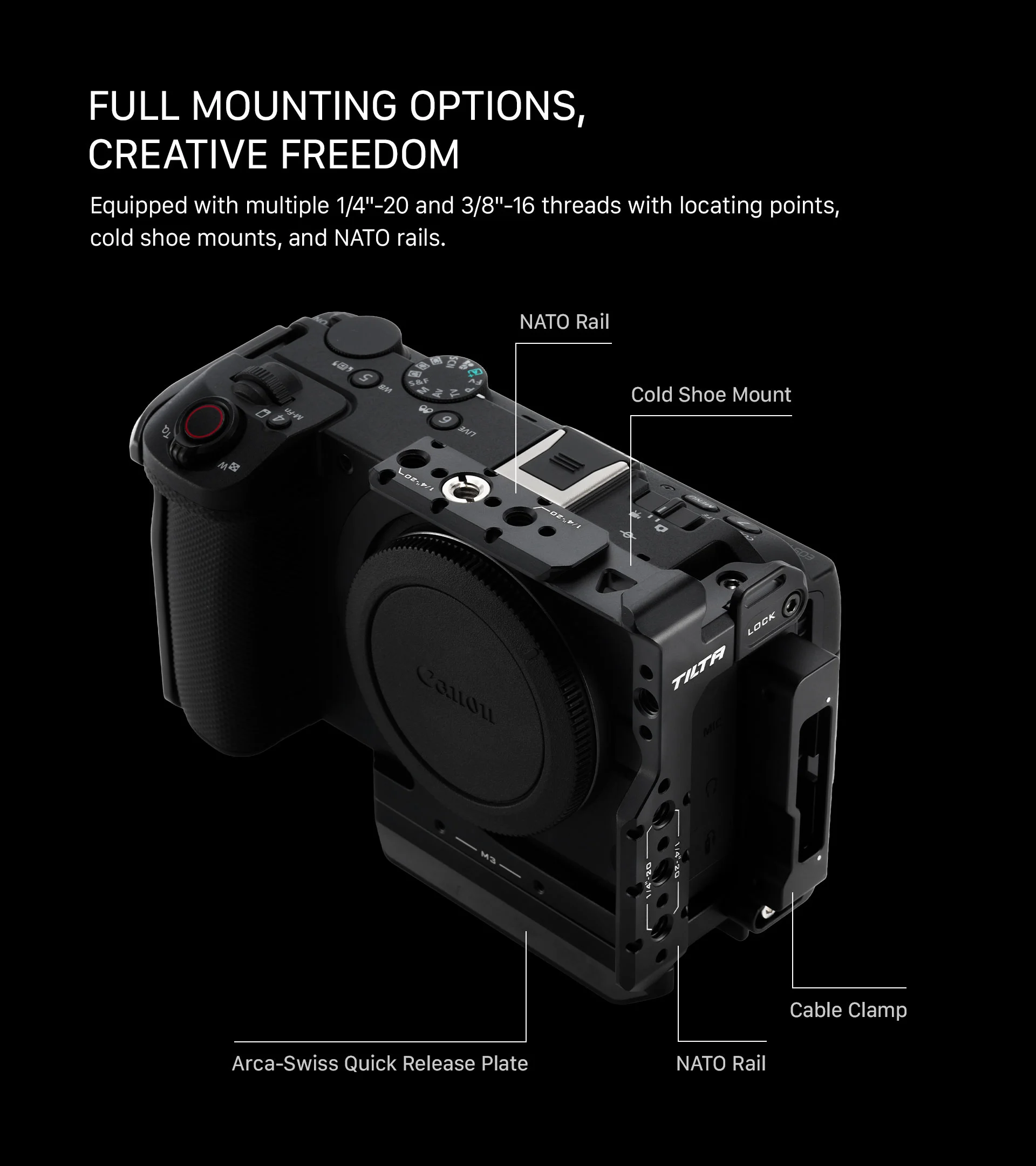 Camera Cage for Canon R6 V