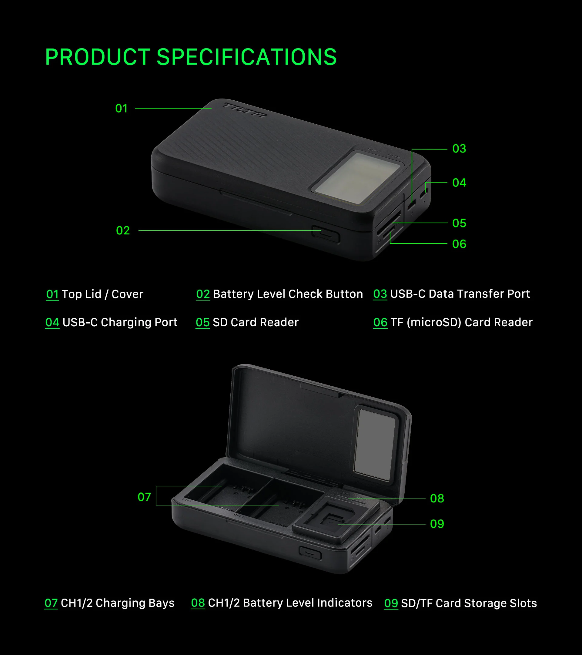 All-In-One Recharge Companion for NP-FZ100