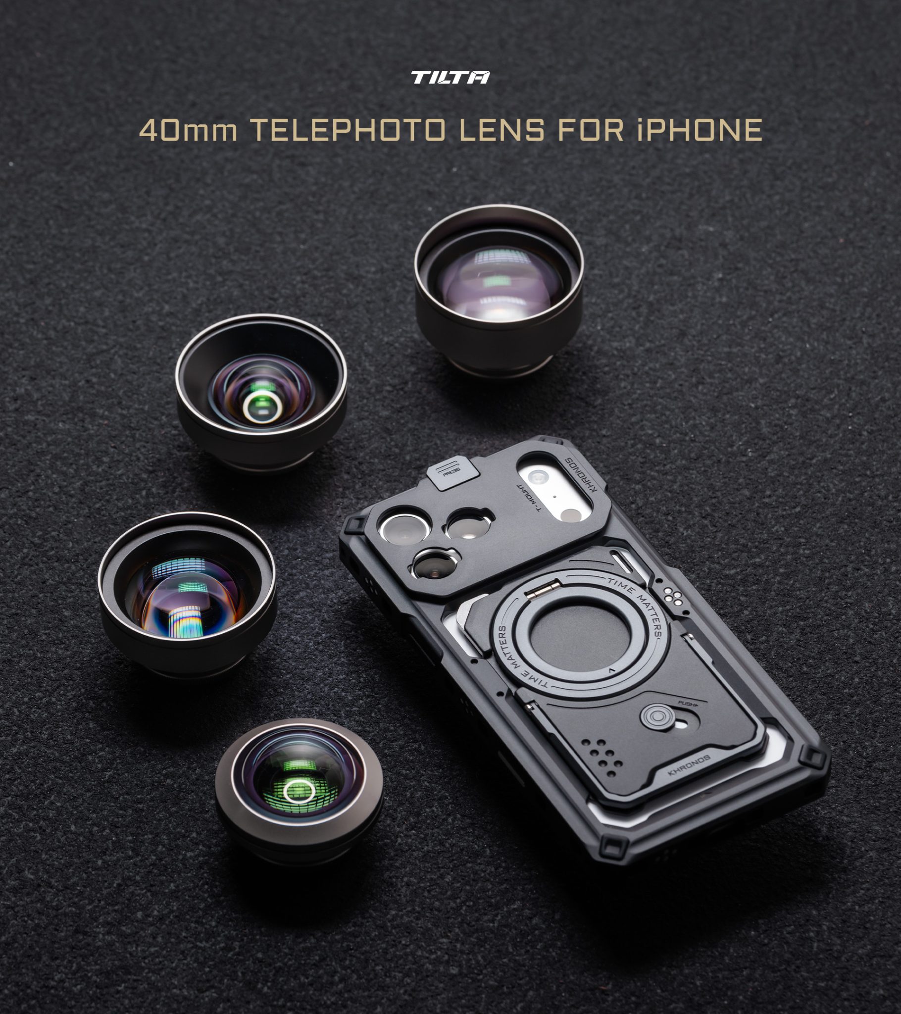 40mm Telephoto Lens for iPhone (T-Mount)